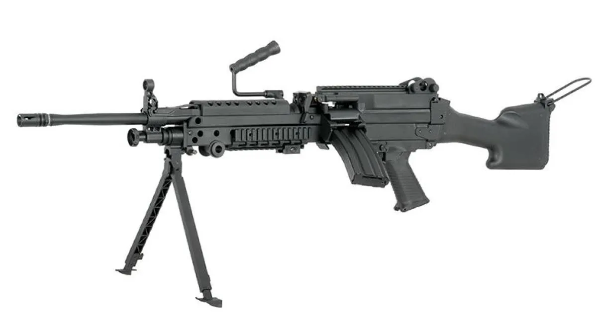 DBoys M249 SAW Sportsline LMG 0,5 Joule AEG Black